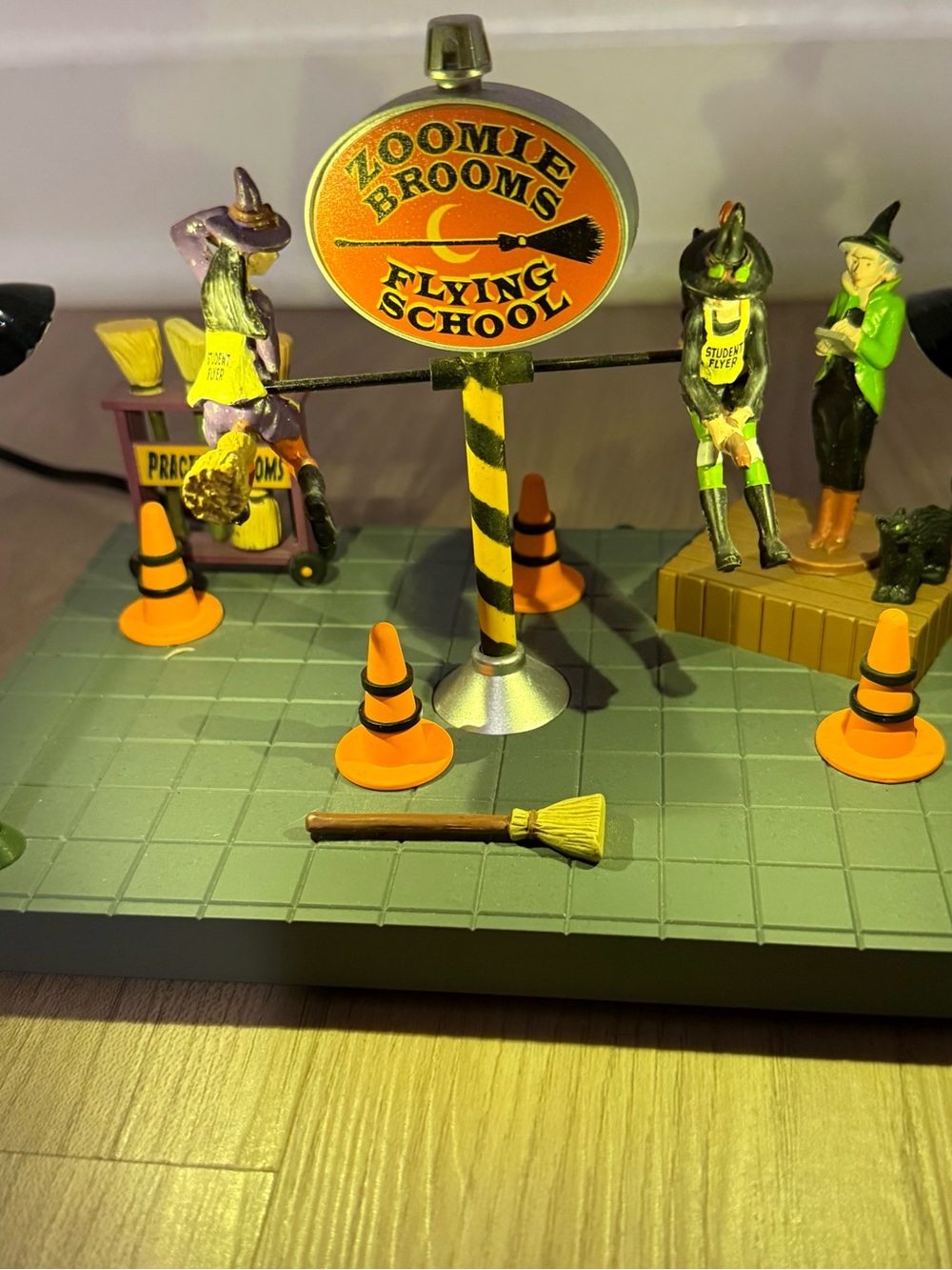 Lemax Flying School spooky town